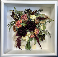 Shadow Box mixed Flowers